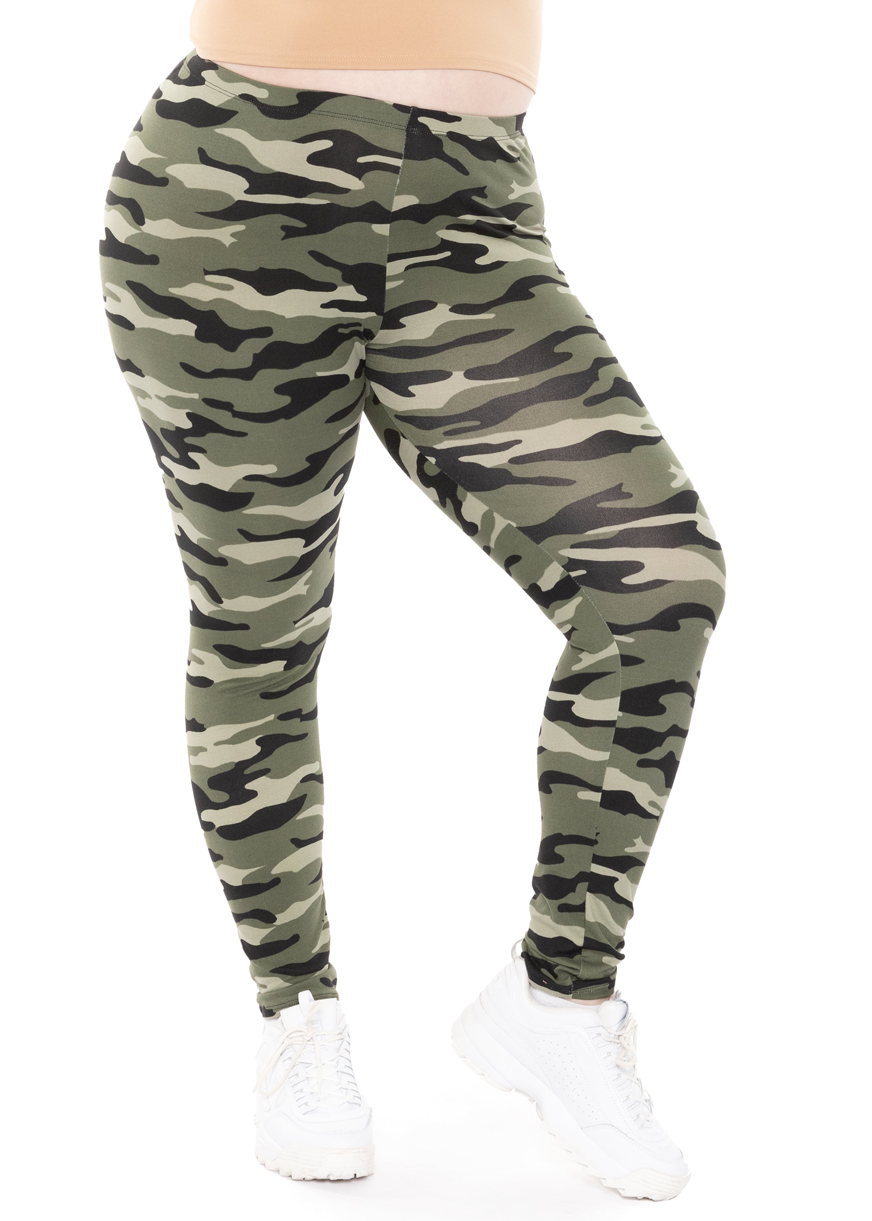 Plus size camo leggings best sale