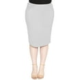 thumbnail image 1 of Stretch Is Comfort Women's Soft Stretch Midi Skirt | Adult  Small - 5x, 1 of 9