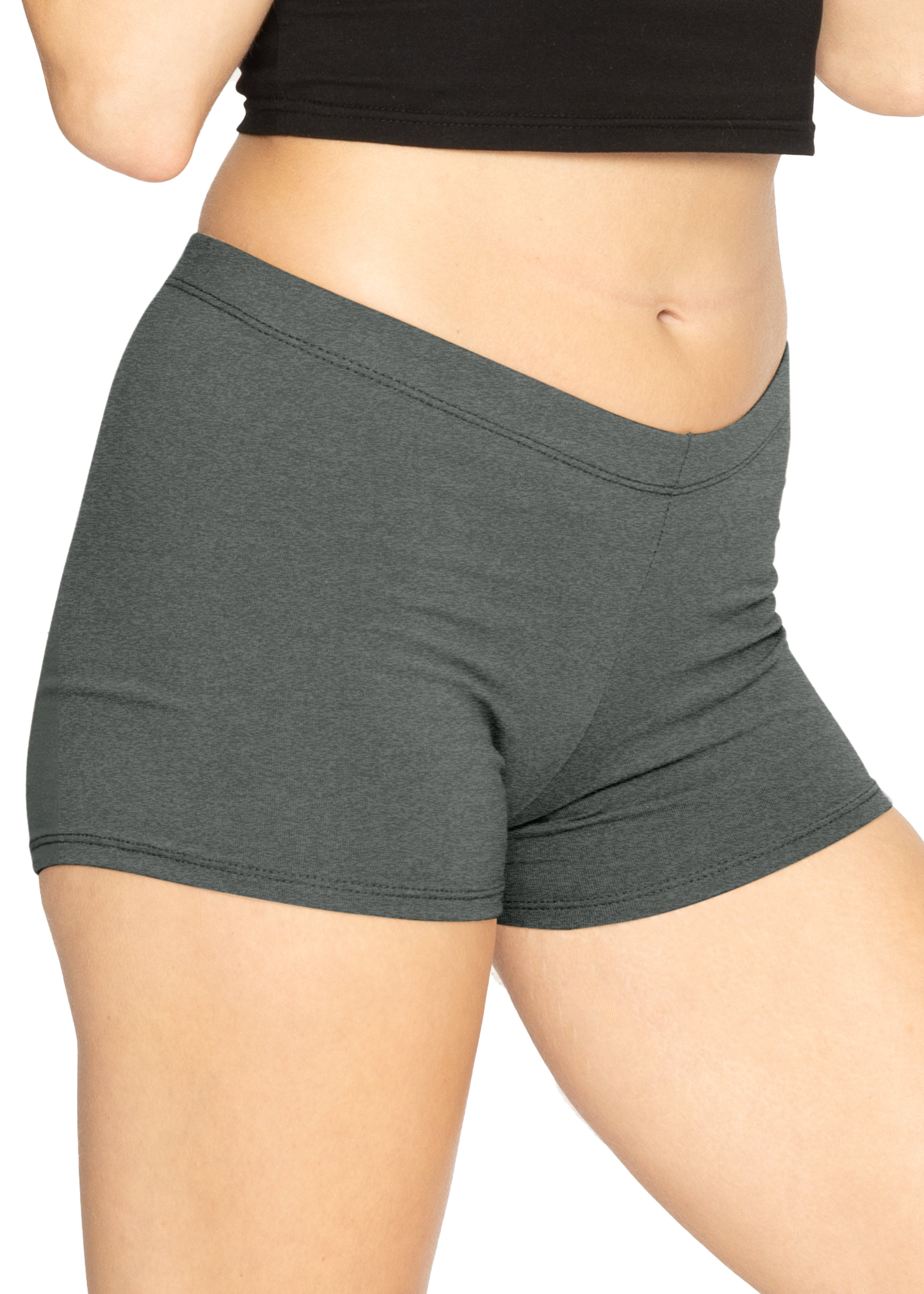 Stretch Is Comfort Women's Teamwear Cotton Stretch Booty Shorts