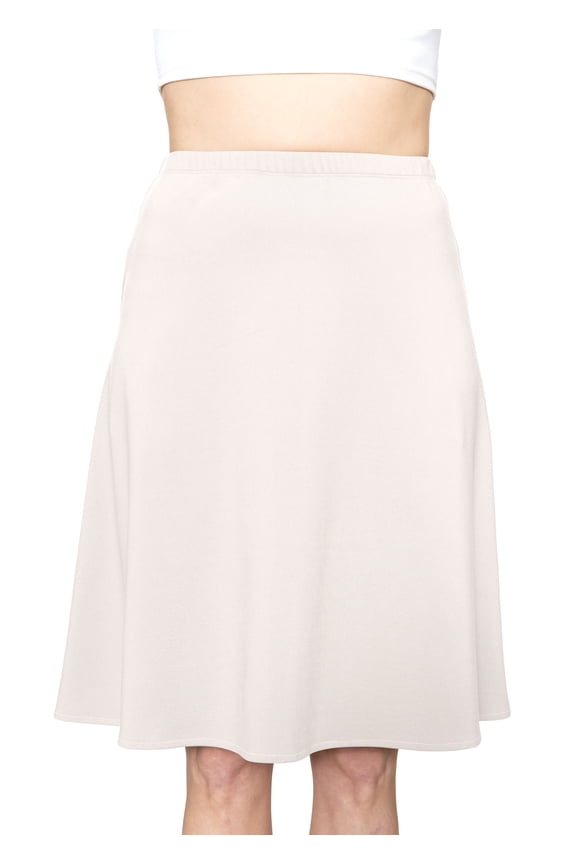 Women's Ultra Flex A-Line Knee Length Skirt | Adult Small- 3x