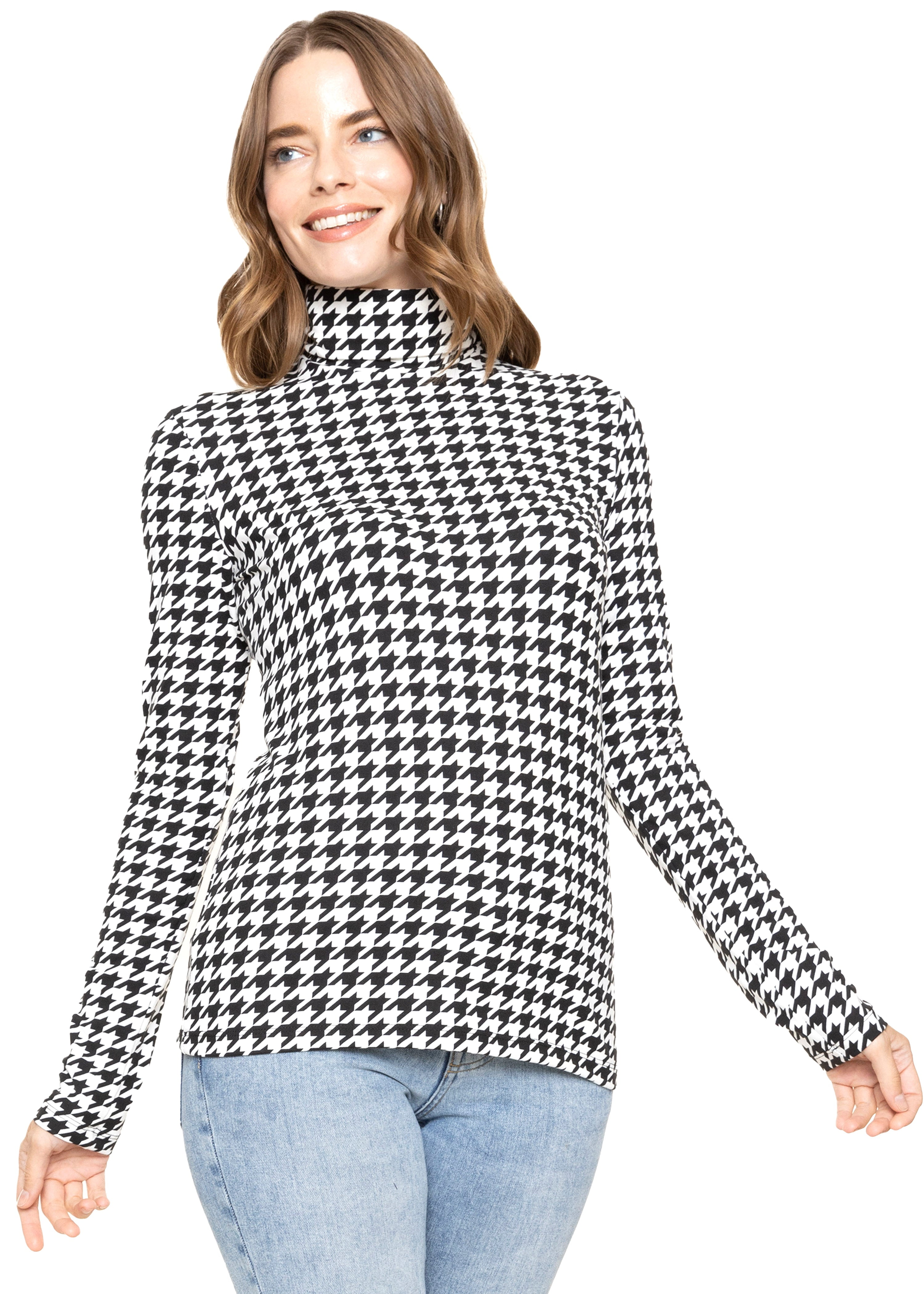 Stretch Is Comfort Women's Warm Long Sleeve Turtleneck Top Ultra Soft