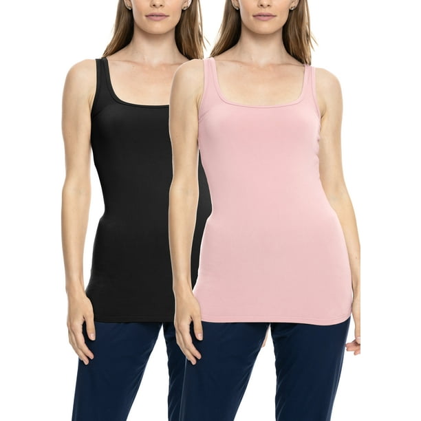 Plus size long tank tops for layering online
