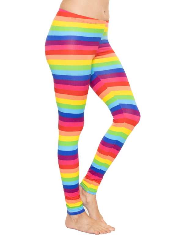 Women's Oh so Soft Leggings Rainbow Small