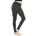 thumbnail image 1 of Stretch Is Comfort Women's Oh so Soft Plus Size Full Length Leggings Black Cheetah Small, 1 of 6