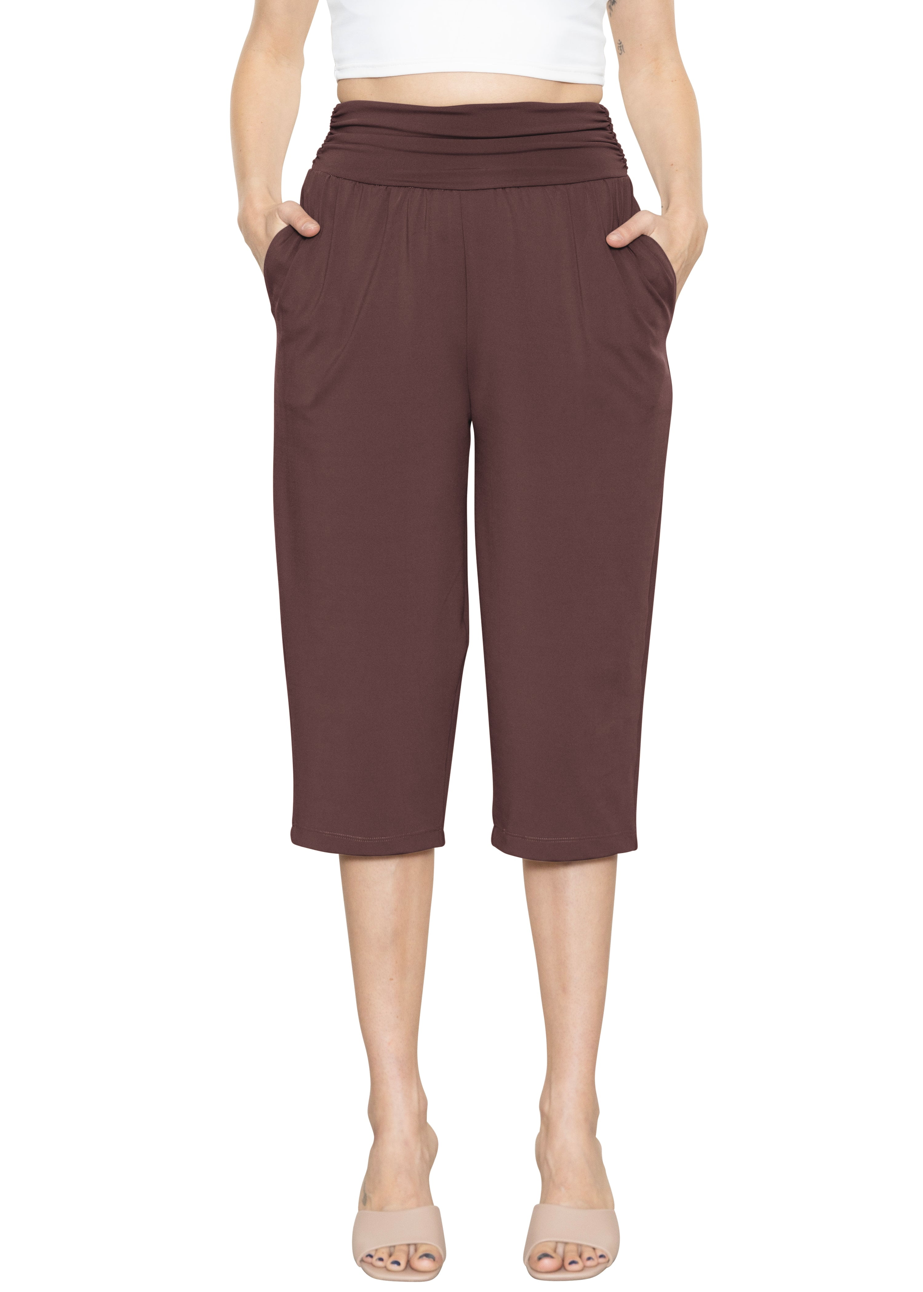 Stretch Is Comfort Women's and Plus Size Ultra Flex PullOn Gaucho