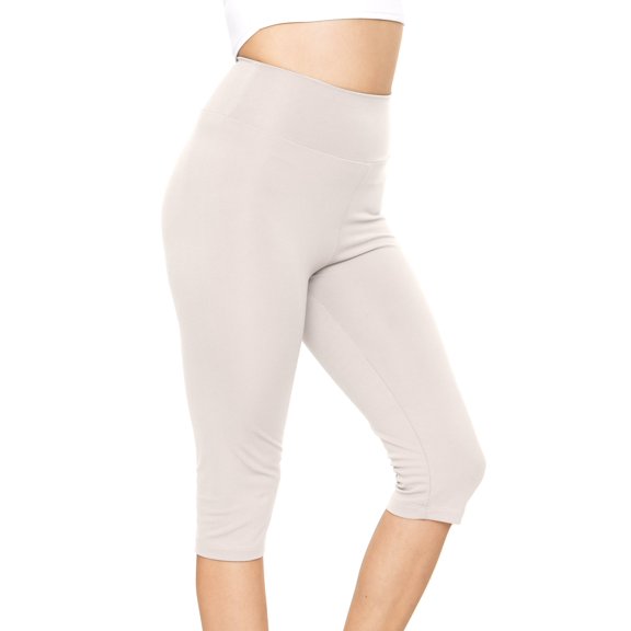 Stretch Is Comfort Women's and Plus Ultra Flex High Waist Knee Length Leggings | Adult Small- 5x