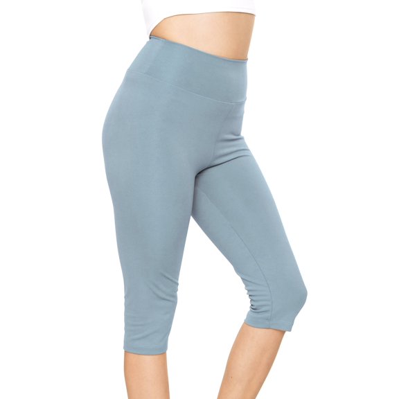 Stretch Is Comfort Women's and Plus Ultra Flex High Waist Knee Length Leggings | Adult Small- 5x