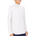 thumbnail image 1 of Stretch Is Comfort Youth Boy's Oh So Soft Long Sleeve Mock Neck Top | 4-16, 1 of 2