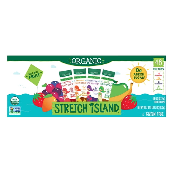 Stretch Island Fruit Leathers Variety Pack, 48 ct, 0.5 oz