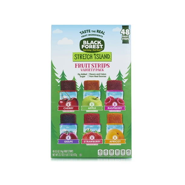 Stretch Island Gluten Free Fruit Leathers, Assorted Flavors, .5 oz, 48