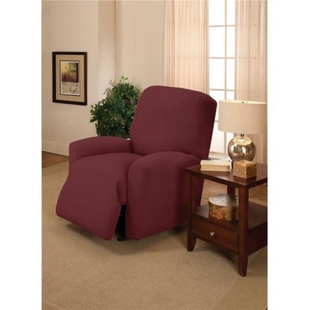 Stretch Jersey Large Recliner Slipcover, Ruby
