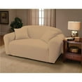 thumbnail image 1 of Stretch Jersey Loveseat Slipcover, Cream, 1 of 1