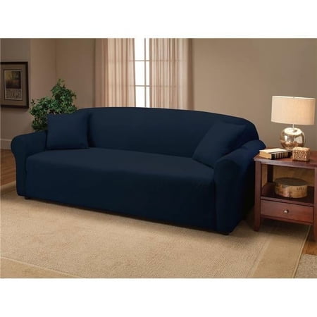 Stretch Jersey Sofa Slipcover, Navy