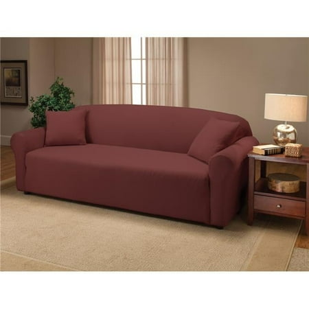 Stretch Jersey Sofa Slipcover, Ruby