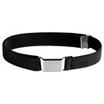 thumbnail image 1 of Stretch Kids Canvas Belts Waistband Waist Belt Adjustable Elastic Belts BLACK, 1 of 1