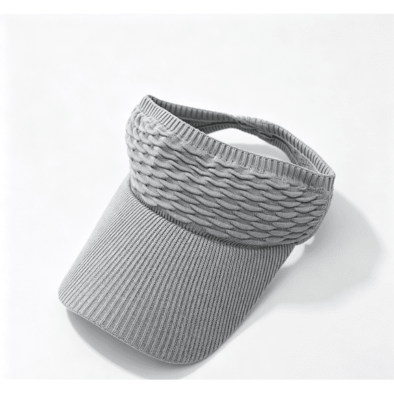 Stretch Knit Sport Visor Hat – Lightweight Breathable Sun Visor for Running, Golf, Tennis, and Outdoor Activities