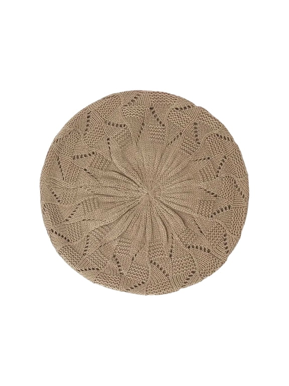 Stretch Knitted Berets Cap For Women French Styles Fashion Headwear Painter Hat for Teens Spring Autumn Head Accessory