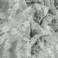 thumbnail image 1 of Stretch Lace Diamond Flowers Fabric By The Yard, Off White, 1 of 3