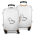 thumbnail image 1 of Stretch Luggage Cover L(25-28in)– Elastic Travel Suitcase Protector with Handle Openings & Bottom Closure, Washable Polyester Spandex Cover for 18"-32" Suitcases, S/M/L/XL Size, 1 of 6