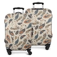 thumbnail image 1 of Stretch Luggage Cover L(25-28in)– Elastic Travel Suitcase Protector with Handle Openings & Bottom Closure, Washable Polyester Spandex Cover for 18"-32" Suitcases, S/M/L/XL Size, 1 of 6