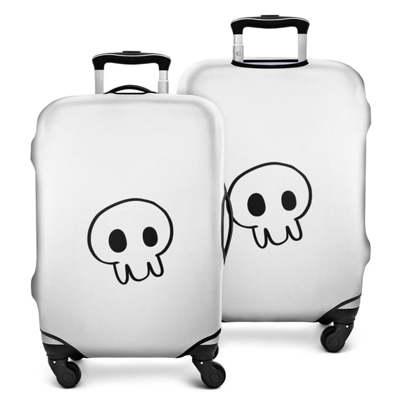 Stretch Luggage Cover L(25-28in)– Elastic Travel Suitcase Protector with Handle Openings & Bottom Closure, Washable Polyester Spandex Cover for 18"-32" Suitcases, S/M/L/XL Size