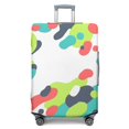 thumbnail image 1 of Stretch Luggage Cover L(25-28in)– Elastic Travel Suitcase Protector with Handle Openings & Bottom Closure, Washable Polyester Spandex Suitcases Cover, Abstract Geometry Print, 1 of 5