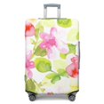 thumbnail image 1 of Stretch Luggage Cover L(25-28in)– Elastic Travel Suitcase Protector with Handle Openings & Bottom Closure, Washable Polyester Spandex Suitcases Cover, Floral Flowers Print, 1 of 5