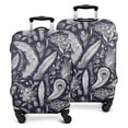 thumbnail image 1 of Stretch Luggage Cover M(22-24in)– Elastic Travel Suitcase Protector with Handle Openings & Bottom Closure, Washable Polyester Spandex Cover for 18"-32" Suitcases, S/M/L/XL Size, 1 of 6