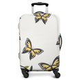 thumbnail image 1 of Stretch Luggage Cover M(22-24in)– Elastic Travel Suitcase Protector with Handle Openings & Bottom Closure, Washable Polyester Spandex Suitcases Cover, Butterfly Floral Print, 1 of 5