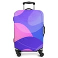 thumbnail image 1 of Stretch Luggage Cover M(22-24in)– Elastic Travel Suitcase Protector with Handle Openings & Bottom Closure, Washable Polyester Spandex Suitcases Cover, Neon Light Print, 1 of 5