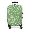 thumbnail image 1 of Stretch Luggage Cover S(18-20in)– Elastic Travel Suitcase Protector with Handle Openings & Bottom Closure, Washable Polyester Spandex Suitcases Cover, Doodle Print, 1 of 5