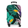 thumbnail image 1 of Stretch Luggage Cover S(18-20in)– Elastic Travel Suitcase Protector with Handle Openings & Bottom Closure, Washable Polyester Spandex Suitcases Cover, Tropical Forest Jungle Print, 1 of 5