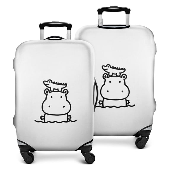 Stretch Luggage Cover XL(29-32in)– Elastic Travel Suitcase Protector with Handle Openings & Bottom Closure, Washable Polyester Spandex Cover for 18"-32" Suitcases, S/M/L/XL Size
