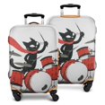 thumbnail image 1 of Stretch Luggage Cover XL(29-32in)– Elastic Travel Suitcase Protector with Handle Openings & Bottom Closure, Washable Polyester Spandex Cover for 18"-32" Suitcases, S/M/L/XL Size, 1 of 6