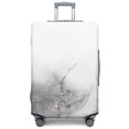 thumbnail image 1 of Stretch Luggage Cover XL(29-32in)– Elastic Travel Suitcase Protector with Handle Openings & Bottom Closure, Washable Polyester Spandex Suitcases Cover, Abstract Marble Print, 1 of 5