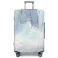thumbnail image 1 of Stretch Luggage Cover XL(29-32in)– Elastic Travel Suitcase Protector with Handle Openings & Bottom Closure, Washable Polyester Spandex Suitcases Cover, Abstract Marble Print, 1 of 5