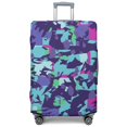 thumbnail image 1 of Stretch Luggage Cover XL(29-32in)– Elastic Travel Suitcase Protector with Handle Openings & Bottom Closure, Washable Polyester Spandex Suitcases Cover, Abstract Geometry Print, 1 of 5