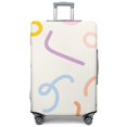 thumbnail image 1 of Stretch Luggage Cover XL(29-32in)– Elastic Travel Suitcase Protector with Handle Openings & Bottom Closure, Washable Polyester Spandex Suitcases Cover, Doodle Print, 1 of 5