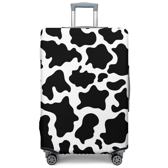 Stretch Luggage Cover XL(29-32in)– Elastic Travel Suitcase Protector with Handle Openings & Bottom Closure, Washable Polyester Spandex Suitcases Cover, Leopard Animal Print