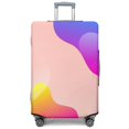 thumbnail image 1 of Stretch Luggage Cover XL(29-32in)– Elastic Travel Suitcase Protector with Handle Openings & Bottom Closure, Washable Polyester Spandex Suitcases Cover, Neon Light Print, 1 of 5