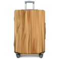 thumbnail image 1 of Stretch Luggage Cover XL(29-32in)– Elastic Travel Suitcase Protector with Handle Openings & Bottom Closure, Washable Polyester Spandex Suitcases Cover, Wood Grain Print, 1 of 5