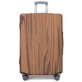 thumbnail image 1 of Stretch Luggage Cover XL(29-32in)– Elastic Travel Suitcase Protector with Handle Openings & Bottom Closure, Washable Polyester Spandex Suitcases Cover, Wood Grain Print, 1 of 5