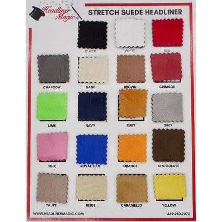 Stretch Luxury Suede With Foam Backing Sold By the Yard (36" Long x 60" Wide)