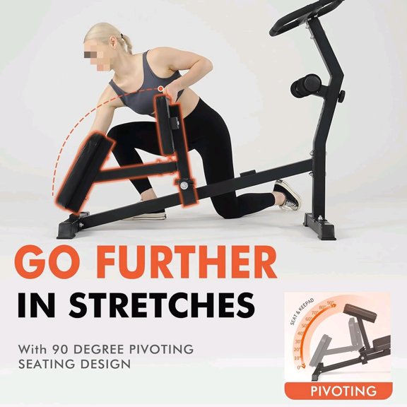 Stretch Machine, Full Body Stretching Equipment for Lumbar Stretching, Adjustable Leg Stretcher Machine, Lower Back Pain Relief, Flexibility Trainer, Improved Posture Correction, Rehab