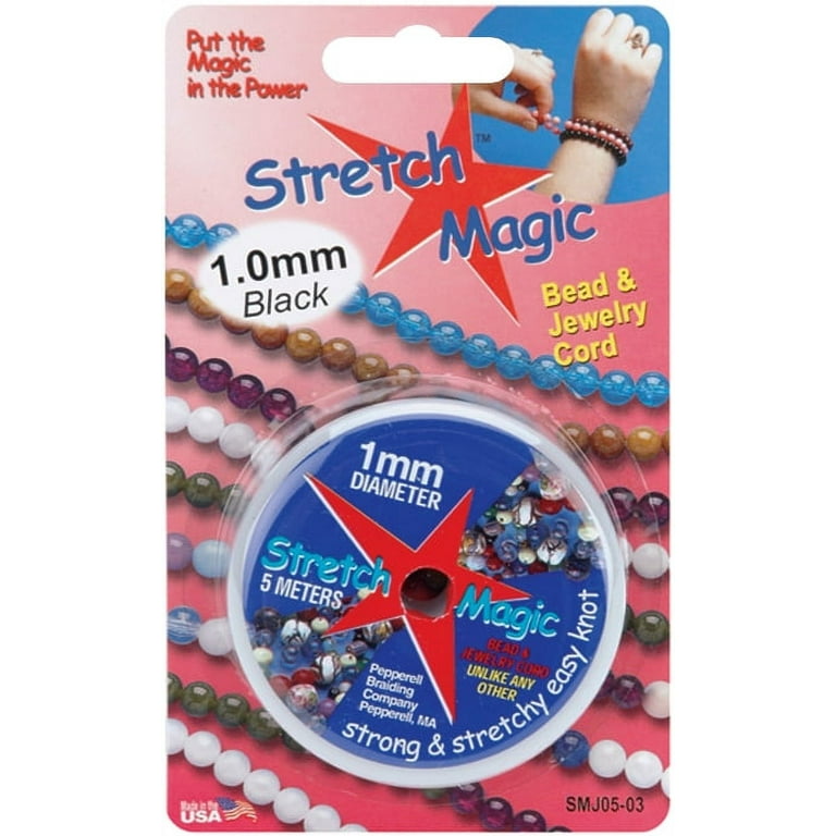  Stretch Magic Pepperell 1mm Bead and Jewelry Cord, 5m