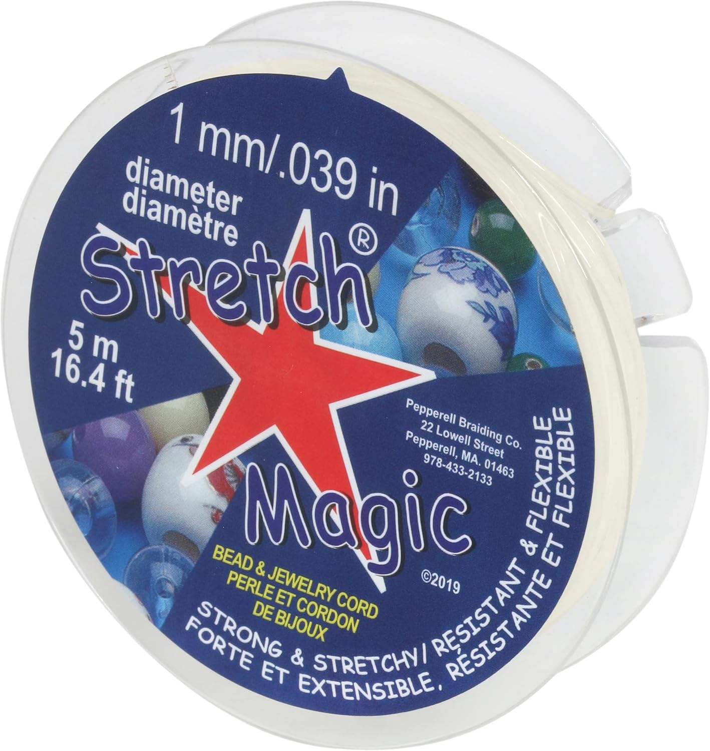 Stretch Magic Bead and Jewelry Cord, 1mm, 5m