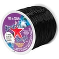 thumbnail image 1 of Stretch Magic Elastic Beading Cord - Black Color, 1mm in Diameter, 100-Meter (328 ft) - Easy to Knot, Strong & Stretchy String for Making Beaded Jewelry, 1 of 8