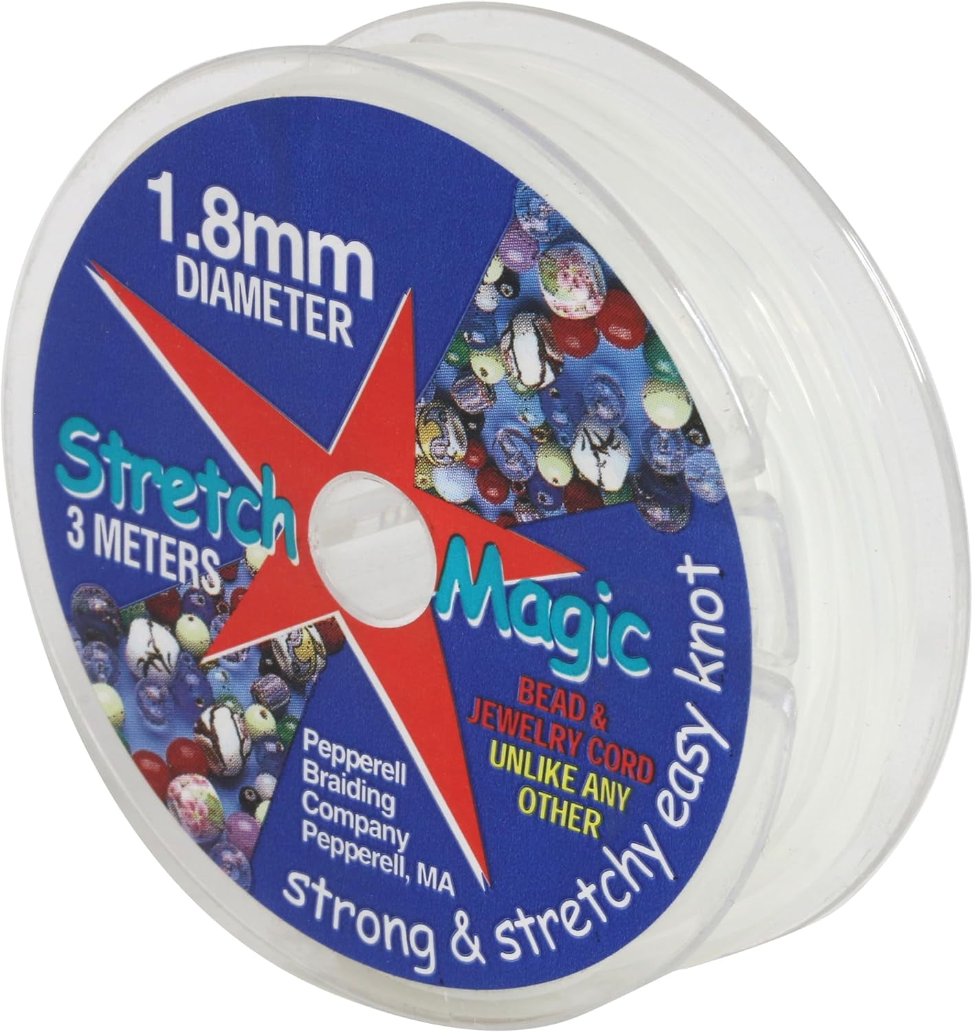 1mm Pearl 'Stretch Magic' Elastic Beading Cord (est 5metres) 30% Off