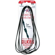 PETALOO Stretch Magic Silkies Necklaces 2mm 6/Pkg-Black