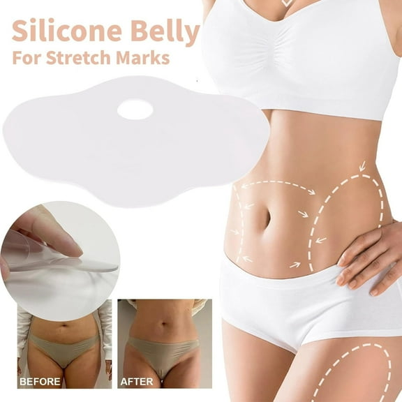 Stretch Mark Removal Patch Reusable Silicone Anti-Wrinkle& Lightweight Belly Pad
